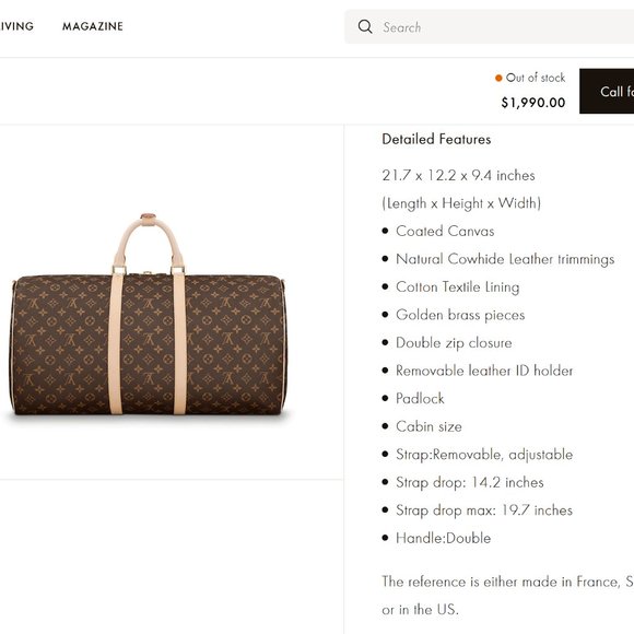 Louis Vuitton Handbags - Louis Vuitton KEEPALL BANDOULIERE -55